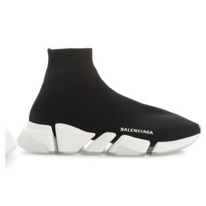 Balenciaga Speed 2.0 transparent sole sock Sneaker size US 8